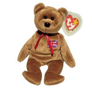 Ty Beanie Baby Britannia the UK Bear NWT 1997 Original Retired
